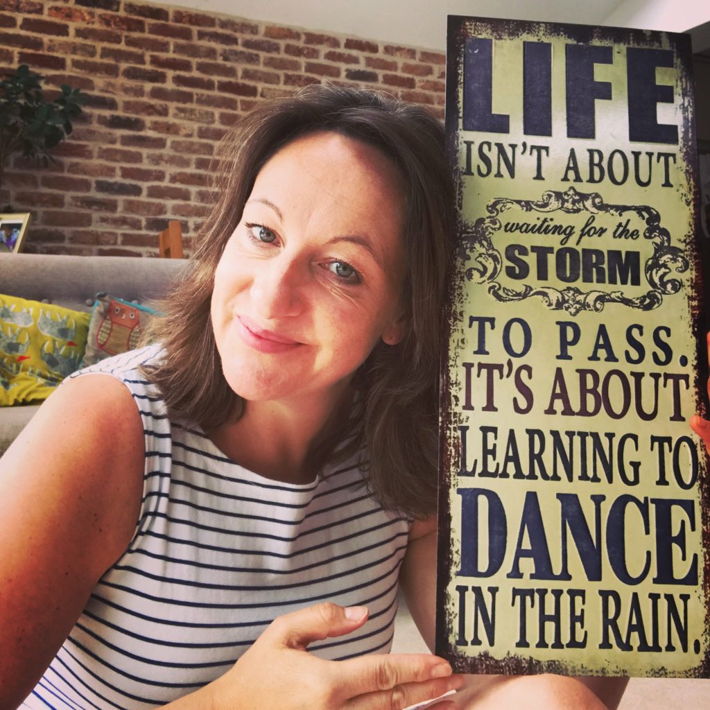 life isn't about waiting for the storm to pass it's about learning to dance in the rain